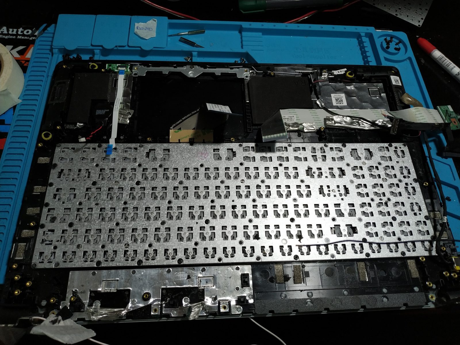 Cambio de teclados de notebook