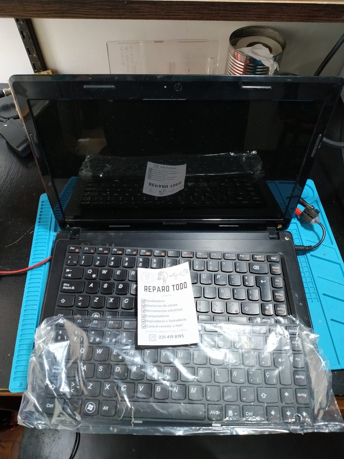 Cambio de teclados de notebook