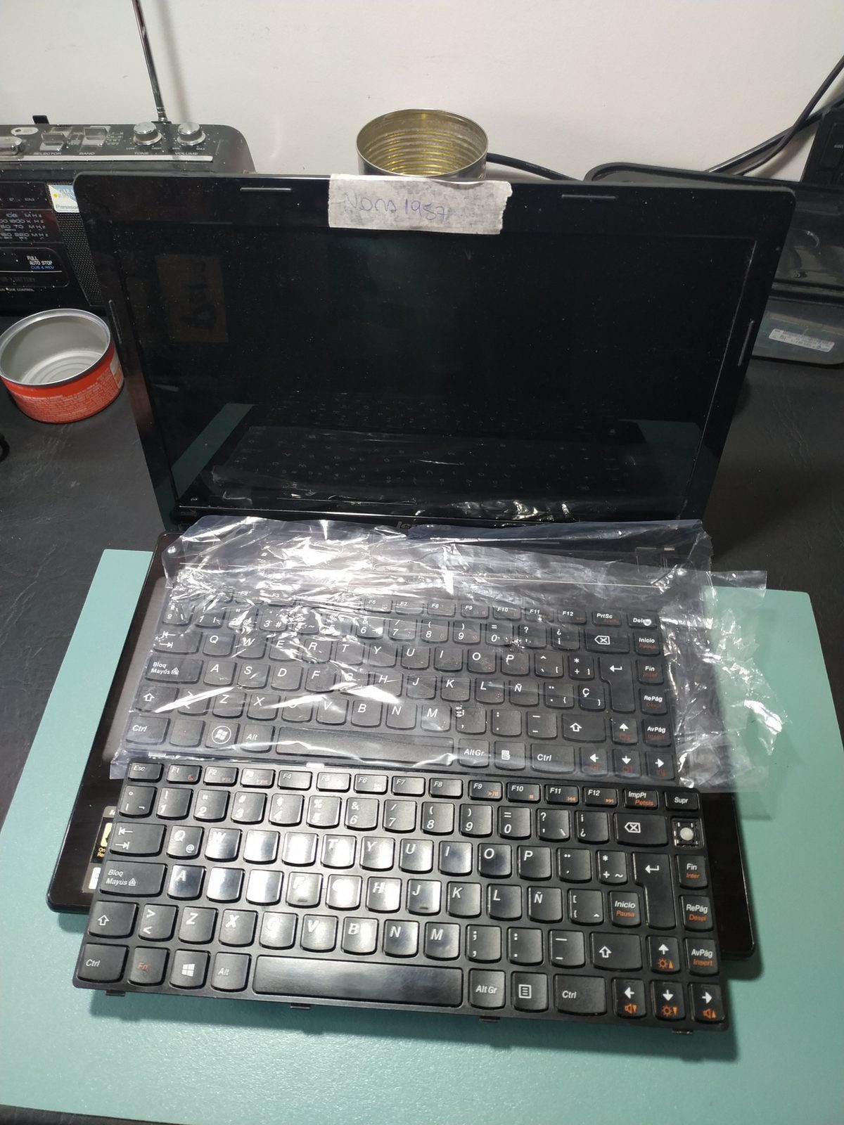 Cambio de teclados de notebook